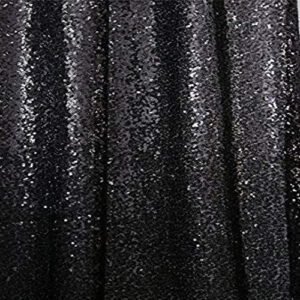 Stunning black sequin backdrop adding elegance to event photos