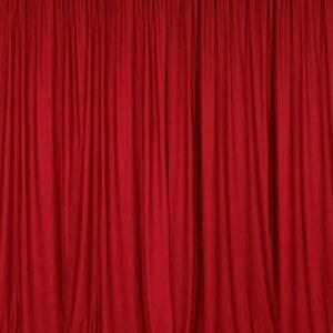 Bold and vibrant red backdrop for striking photos at any event