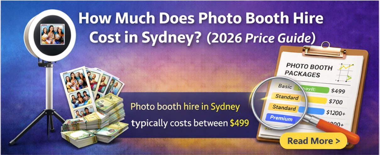 How Much Does Photo Booth Hire Cost in Sydney? (2026 Price Guide)